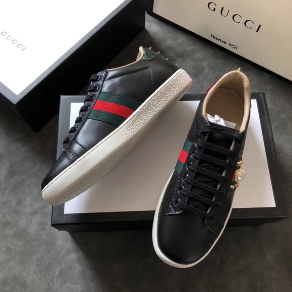 NEWGucci leather casual shoes for women